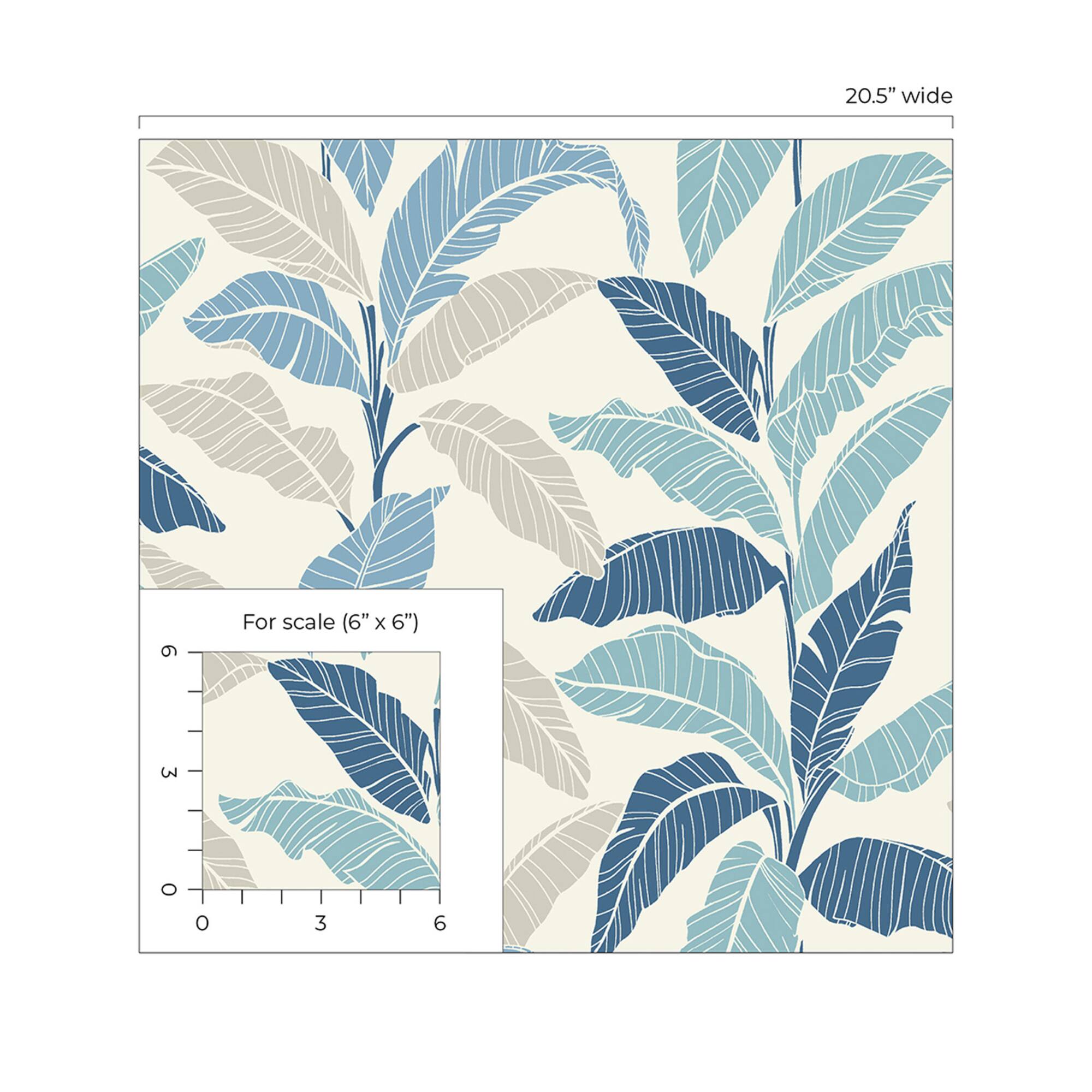 Tommy Bahama Leafy Peel & Stick Wallpaper
